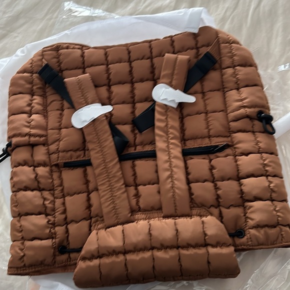 SOLD OUT! NWT Free People Movement | Quilted Hiker Backpack In Toffee - Picture 8 of 16